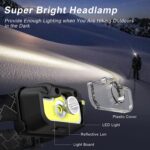 AlpsWolf Headlamp Rechargeable, 2 Pack Adjustable Head Lamp - Image 2