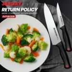 Astercook Knife Set with Built-in Sharpener Block - Image 2