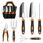Garden Tool Set, CHRYZTAL Stainless Steel Heavy Duty Gardening Tool Set
