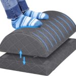 CushZone Foot Rest for Under Desk at Work Adjustable Foam for Office