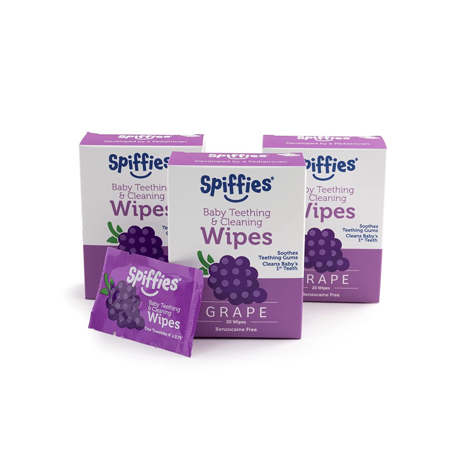 Spiffies1.jpg Spiffies Baby Oral Care Tooth Wipes - Image 1
