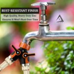 Hose Splitter 2 Way, Heavy Duty Metal Connector - Image 2