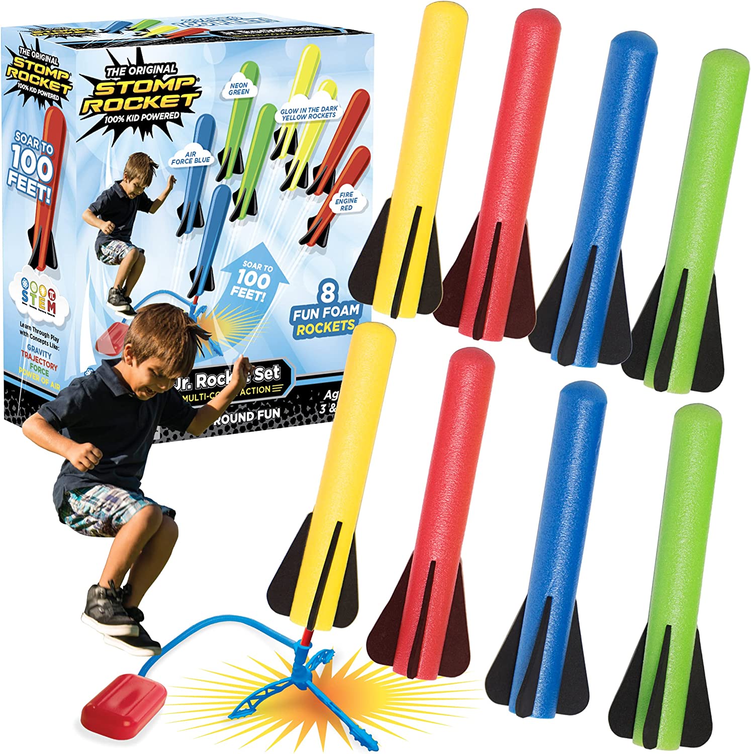 Stomp1.jpg Stomp Rocket Original Jr. Rockets Launcher for Kids - Image 1