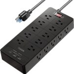 Power Strip 23 in 1, 20 Outlets Surge Protector Wall Mount
