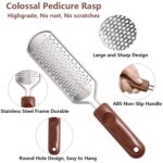 Colossal Foot Rasp & Wood Handle Callus Shaver - Image 3