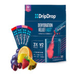 DripDrop Hydration, Electrolyte Powder Packets- Grape, Fruit Punch