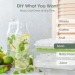 DOQAUS Ice Cube Tray with Lid and Bin - Image 2