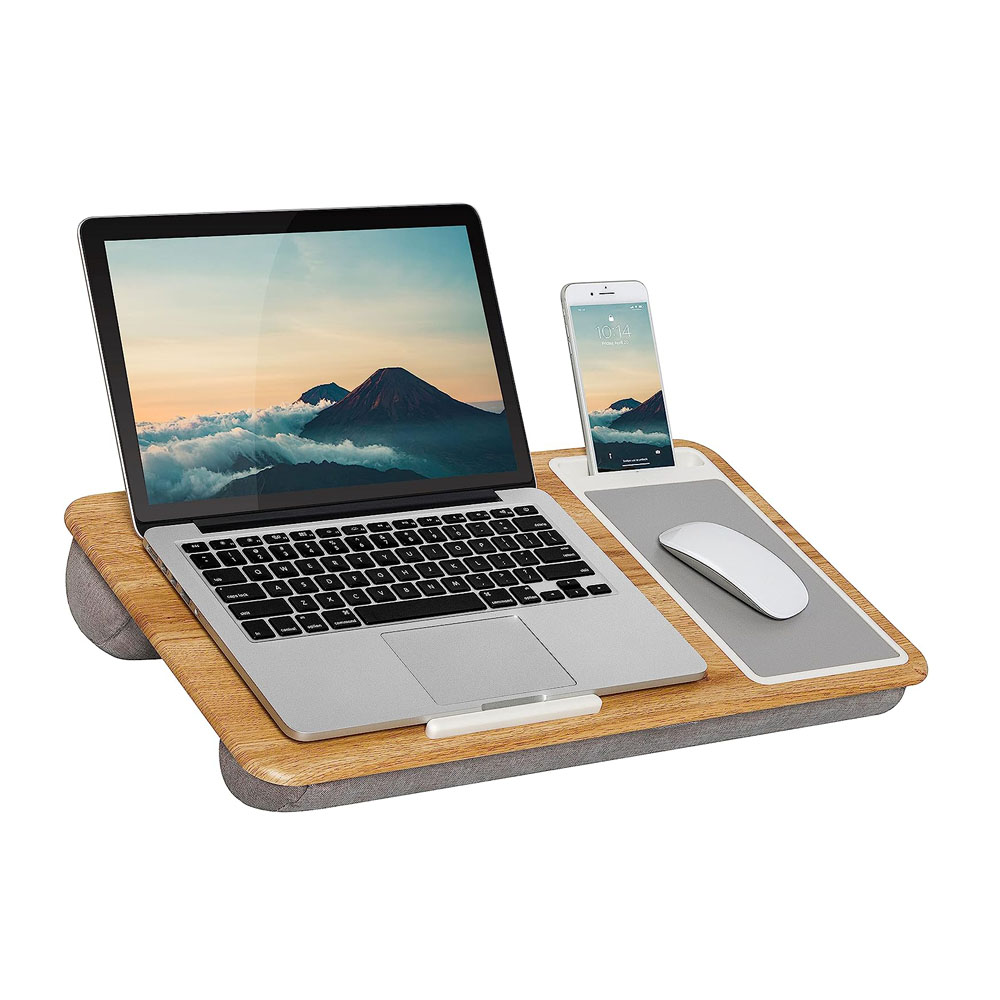 lap1.jpg LapGear Home Office Lap Desk with Device Ledge, Pad & Phone Holder - Image 1