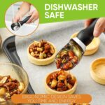 Spring Chef Ice Cream Scoop with Comfortable Handle, Black - Image 3