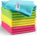 HOMEXCEL Microfiber Cleaning Cloth,12 Pack Cleaning Rag