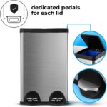 Home Zone Living 13 Gallon Kitchen Trash Can - Image 3